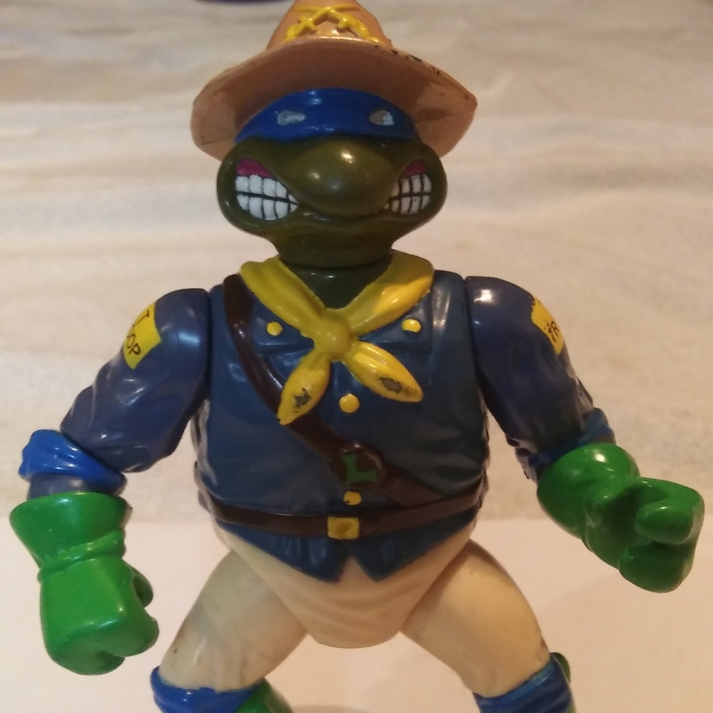 Antique Vintage 1992 T Troop Leonardo Calvary TMNT Teenage Mutant Ninja Turtles
